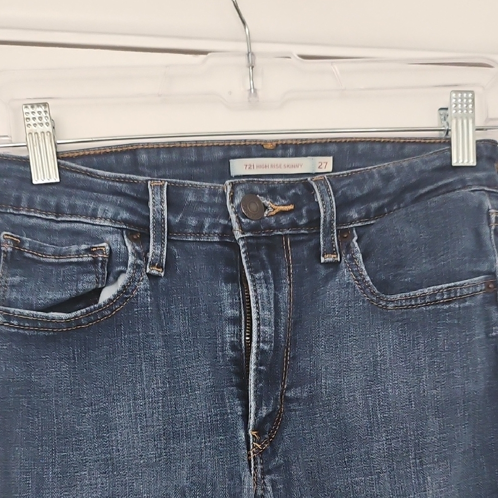 Levi's 721s Dark Blue Skinny Jeans